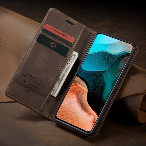 CASEME 013 Series Auto-absorbed Leather Case for Xiaomi Redmi K30 Pro/Poco F2 Pro