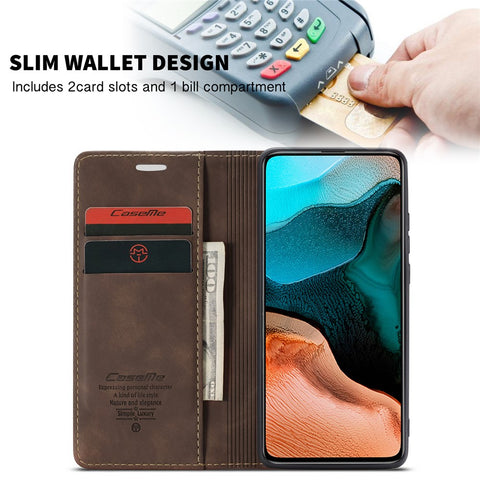 CASEME 013 Series Auto-absorbed Leather Case for Xiaomi Redmi K30 Pro/Poco F2 Pro