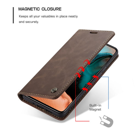 CASEME 013 Series Auto-absorbed Leather Case for Xiaomi Redmi K30 Pro/Poco F2 Pro