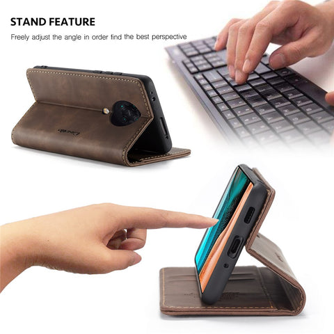 CASEME 013 Series Auto-absorbed Leather Case for Xiaomi Redmi K30 Pro/Poco F2 Pro