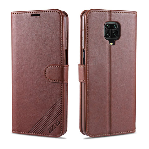 AZNS Leather Stylish Phone Case for Xiaomi Poco M2 Pro/Redmi Note 9 Pro/Redmi Note 9 Pro Max/Redmi Note 9S