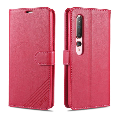 AZNS Leather with Wallet Casing for Xiaomi Mi 10/Mi 10 Pro