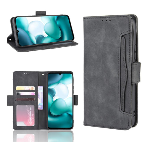 Multiple Card Slots Protection Magnetic PU Leather Shell for Xiaomi Mi 10 Lite 5G/10 Youth 5G