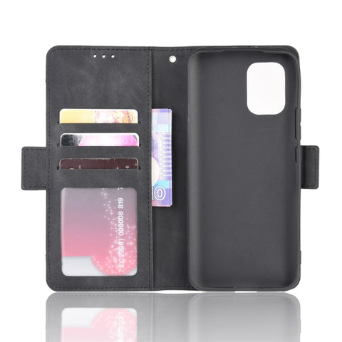 Multiple Card Slots Protection Magnetic PU Leather Shell for Xiaomi Mi 10 Lite 5G/10 Youth 5G
