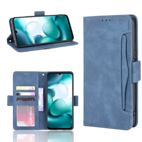 Multiple Card Slots Protection Magnetic PU Leather Shell for Xiaomi Mi 10 Lite 5G/10 Youth 5G