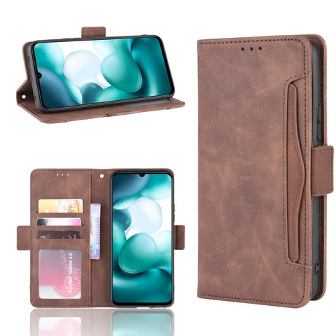 Multiple Card Slots Protection Magnetic PU Leather Shell for Xiaomi Mi 10 Lite 5G/10 Youth 5G