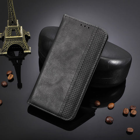 Auto-absorbed Retro Leather Shell Stand Wallet Case for Xiaomi Mi 10 Lite 5G/10 Youth 5G