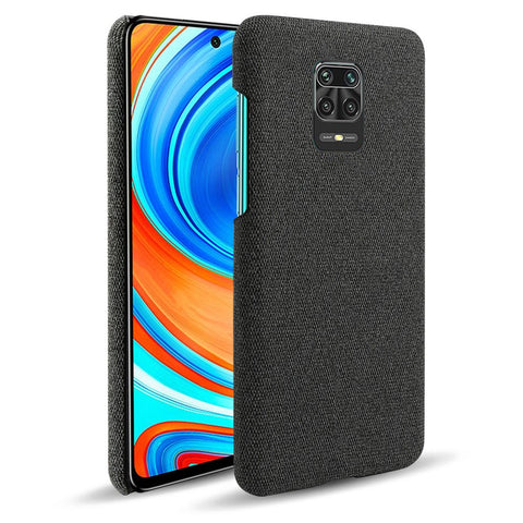 KSQ Cloth Coated PC Mobile Protective Phone Case Cover for Xiaomi Redmi Note 9S / Redmi Note 9 Pro / Redmi Note 9 Pro Max