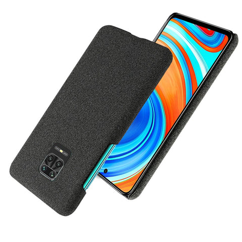 KSQ Cloth Coated PC Mobile Protective Phone Case Cover for Xiaomi Redmi Note 9S / Redmi Note 9 Pro / Redmi Note 9 Pro Max