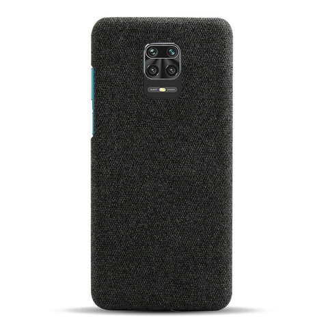 KSQ Cloth Coated PC Mobile Protective Phone Case Cover for Xiaomi Redmi Note 9S / Redmi Note 9 Pro / Redmi Note 9 Pro Max