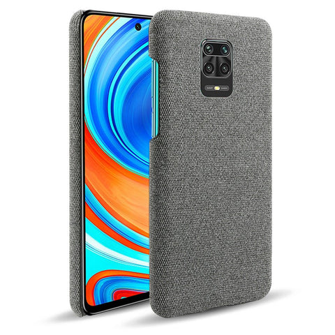 KSQ Cloth Coated PC Mobile Protective Phone Case Cover for Xiaomi Redmi Note 9S / Redmi Note 9 Pro / Redmi Note 9 Pro Max