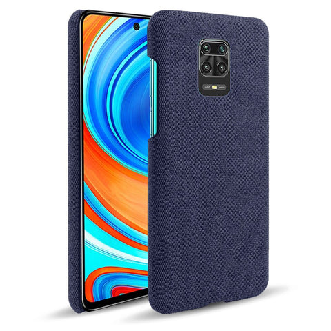 KSQ Cloth Coated PC Mobile Protective Phone Case Cover for Xiaomi Redmi Note 9S / Redmi Note 9 Pro / Redmi Note 9 Pro Max
