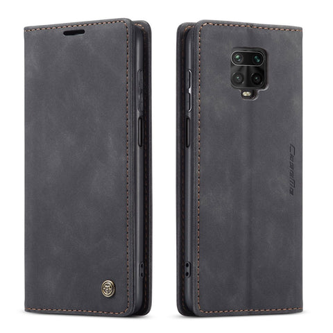 CASEME 013 Series Auto-absorbed Leather Wallet Case for Xiaomi Redmi Note 9 Pro/Note 9 Pro Max/Note 9S