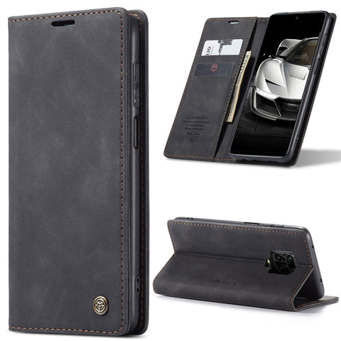CASEME 013 Series Auto-absorbed Leather Wallet Case for Xiaomi Redmi Note 9 Pro/Note 9 Pro Max/Note 9S