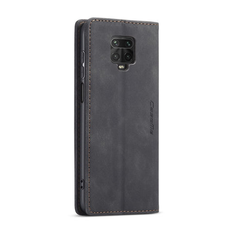 CASEME 013 Series Auto-absorbed Leather Wallet Case for Xiaomi Redmi Note 9 Pro/Note 9 Pro Max/Note 9S