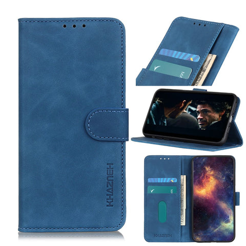 KHAZNEH Wallet Stand Retro Leather Cell Phone Case for Xiaomi Mi Note 10 Lite