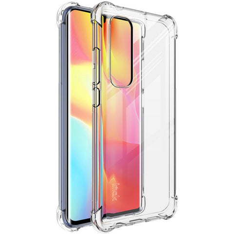 IMAK Airbag Shockproof TPU Case + Screen Film for Xiaomi Mi Note 10 Lite