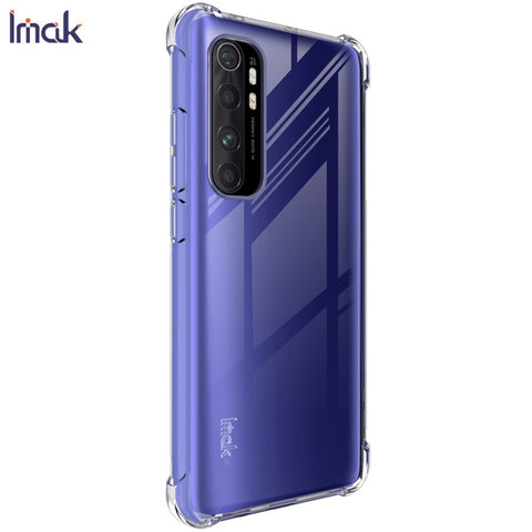 IMAK Airbag Shockproof TPU Case + Screen Film for Xiaomi Mi Note 10 Lite