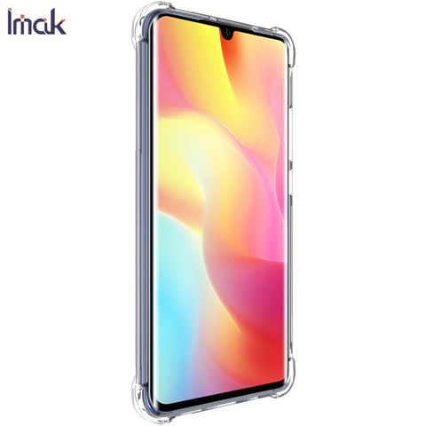 IMAK Airbag Shockproof TPU Case + Screen Film for Xiaomi Mi Note 10 Lite