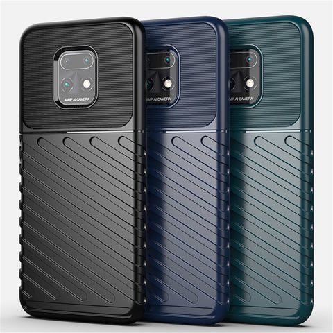 Thunder Series Twill Texture TPU Shell for Xiaomi Redmi 10X 5G / Redmi 10X Pro 5G