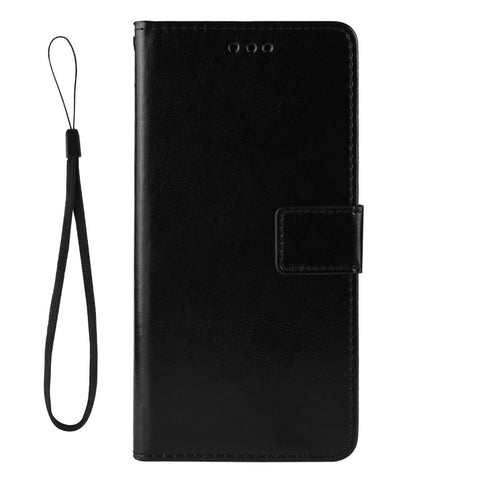 Crazy Horse Texture Wallet Stand Leather Phone Case for Xiaomi Redmi 9 Prime (India) / Redmi 9
