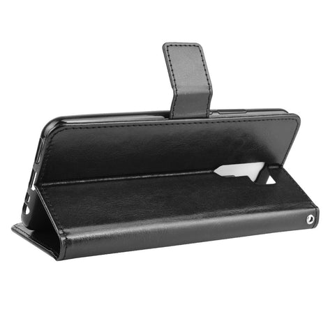 Crazy Horse Texture Wallet Stand Leather Phone Case for Xiaomi Redmi 9 Prime (India) / Redmi 9