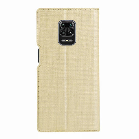 VILI DMX Cross Texture Leather Flip Cover for Xiaomi Redmi Note 9S/Note 9 Pro/Note 9 Pro Max