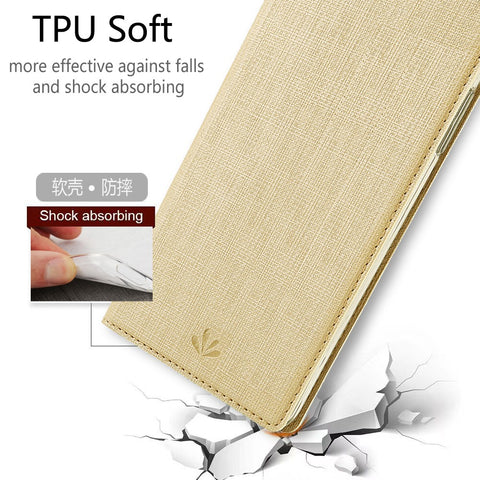 VILI DMX Cross Texture Leather Flip Cover for Xiaomi Redmi Note 9S/Note 9 Pro/Note 9 Pro Max