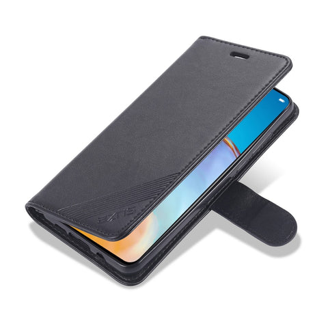 AZNS Phone Shell Leather Wallet Stand Case for Xiaomi Mi Note 10 Lite