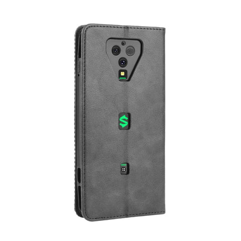 Auto-absorbed PU Leather Shell Wallet Cell Phone Cover for Xiaomi Black Shark 3 Pro