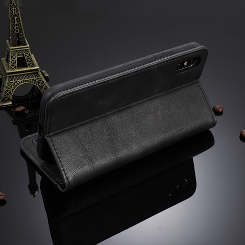 Auto-absorbed PU Leather Shell Wallet Cell Phone Cover for Xiaomi Black Shark 3 Pro