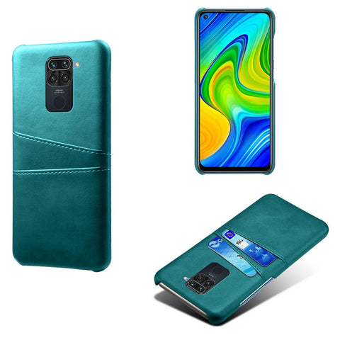KSQ PU Leather Coated Hard PC Cover for Xiaomi Redmi Note 9/Redmi 10X 4G