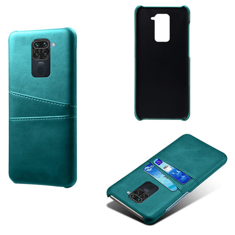 KSQ PU Leather Coated Hard PC Cover for Xiaomi Redmi Note 9/Redmi 10X 4G