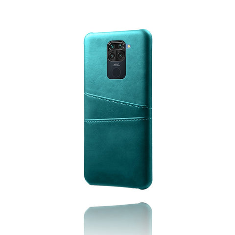 KSQ PU Leather Coated Hard PC Cover for Xiaomi Redmi Note 9/Redmi 10X 4G
