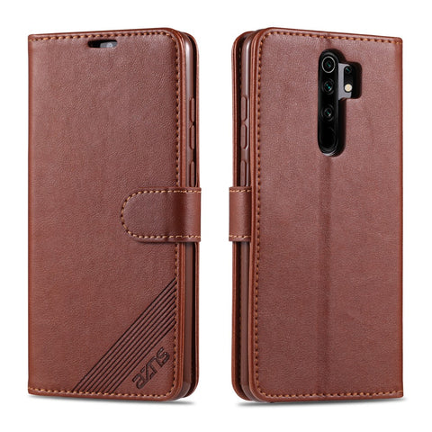 AZNS Phone Shell Leather Shell for Xiaomi Redmi 9