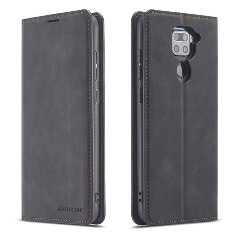 FORWENW Fantasy Series Silky Touch Leather Case for Xiaomi Redmi Note 9 / Redmi 10X 4G