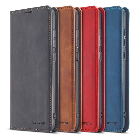 FORWENW Fantasy Series Silky Touch Leather Case for Xiaomi Redmi Note 9 / Redmi 10X 4G