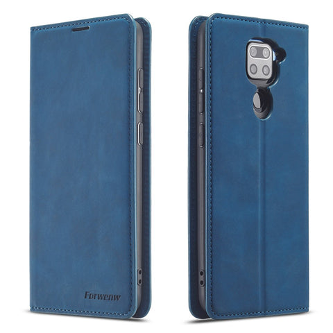 FORWENW Fantasy Series Silky Touch Leather Case for Xiaomi Redmi Note 9 / Redmi 10X 4G