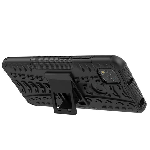 Cool Tyre PC + TPU 2 in 1 Kickstand Protection Phone Shell for Xiaomi Redmi 9C/9C NFC/Redmi 9 (India)/Redmi 10A/Xiaomi Poco C3