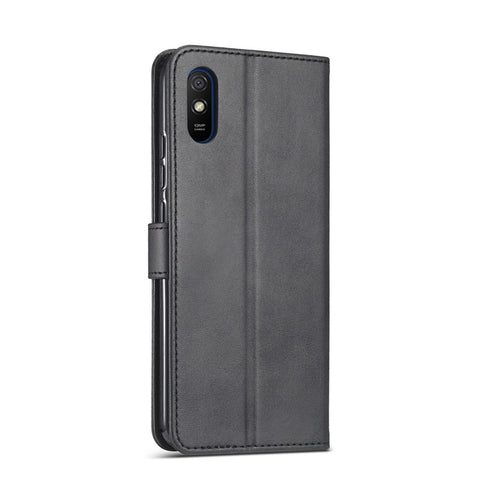 LC.IMEEKE Wallet Stand Leather Mobile Phone Cover for Xiaomi Redmi 9A