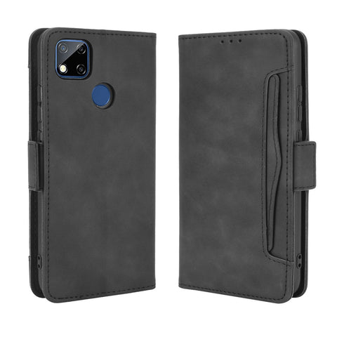 PU Leather Wallet Stand Cover Case for Xiaomi Redmi 9 (India)/Xiaomi Redmi 9C/Redmi 9C NFC/Redmi 10A