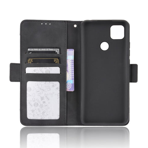 PU Leather Wallet Stand Cover Case for Xiaomi Redmi 9 (India)/Xiaomi Redmi 9C/Redmi 9C NFC/Redmi 10A