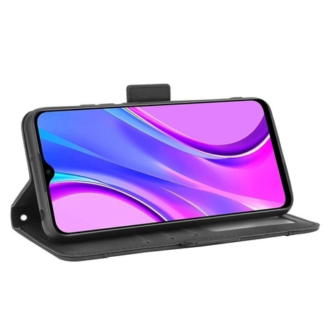 PU Leather Wallet Stand Cover Case for Xiaomi Redmi 9 (India)/Xiaomi Redmi 9C/Redmi 9C NFC/Redmi 10A