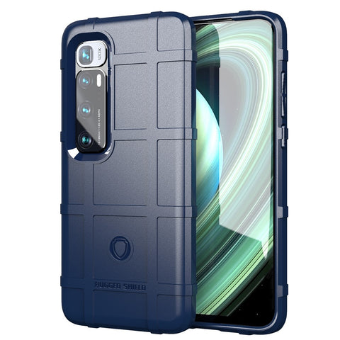 Rugged Shield Square Grid Texture TPU Case for Xiaomi Mi 10 Ultra