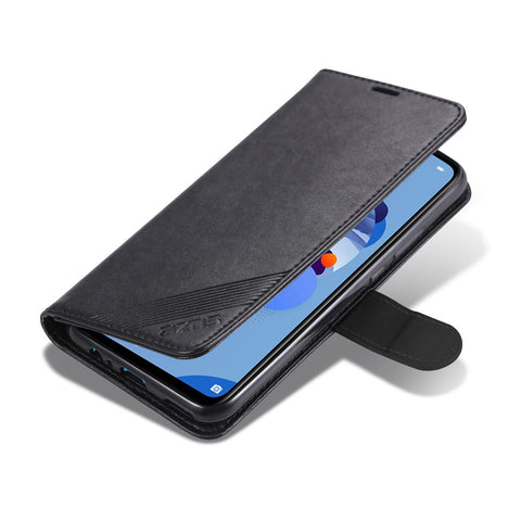AZNS Leather Wallet Case for Xiaomi Redmi 10X 4G / Redmi Note 9