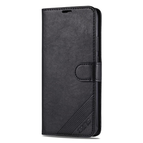 AZNS Leather Wallet Case for Xiaomi Redmi 10X 4G / Redmi Note 9