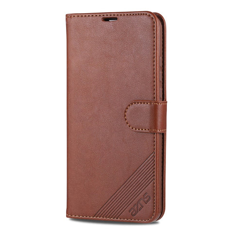 AZNS Wallet Stand Leather Protective Case for Xiaomi Redmi 9A