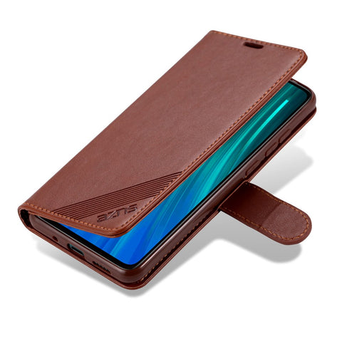 AZNS Wallet Stand Leather Protective Case for Xiaomi Redmi 9A