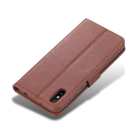 AZNS Wallet Stand Leather Protective Case for Xiaomi Redmi 9A