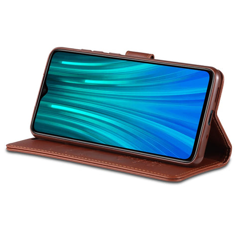 AZNS Wallet Stand Leather Protective Case for Xiaomi Redmi 9A